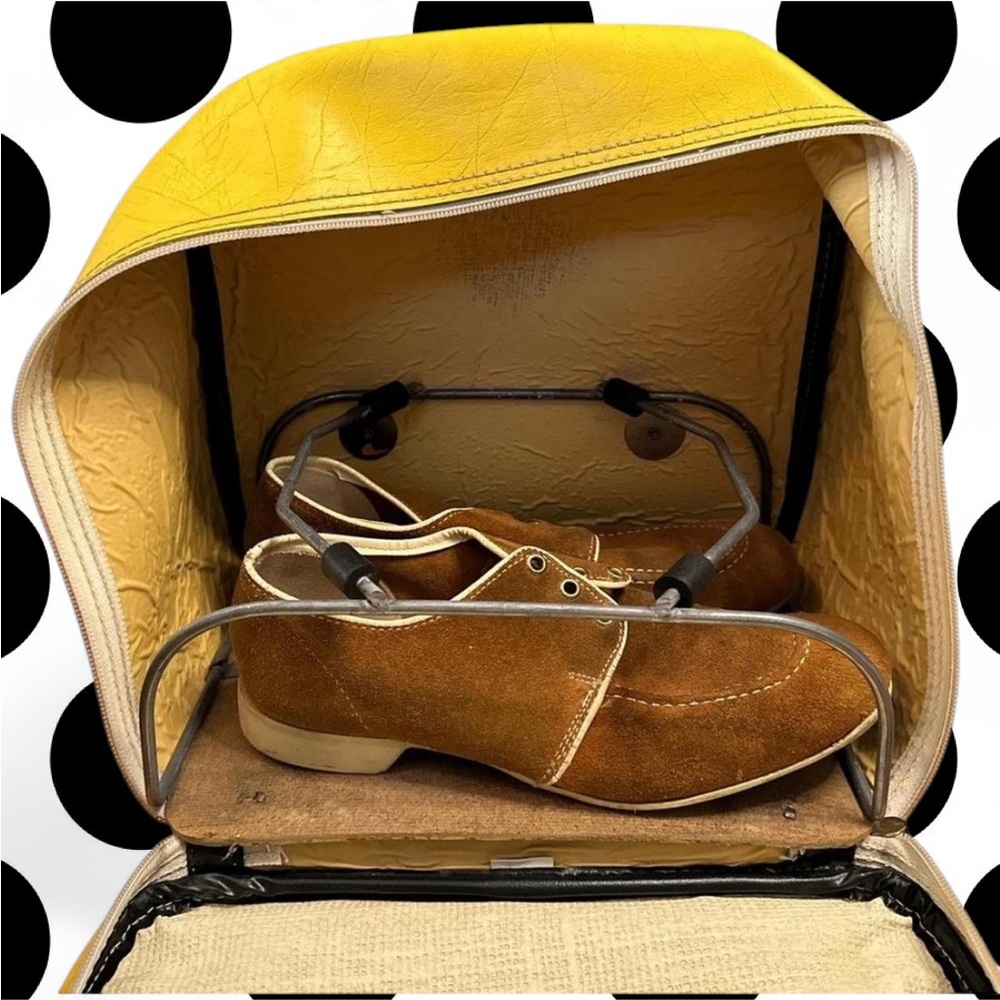 Bowling Bag + Brown Suede Oxford Bowling Shoes 8 [Set]